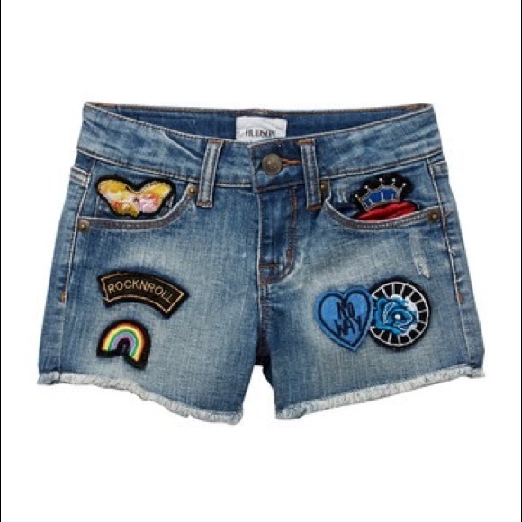 HUDSON Jeans Patched Up Shorts - Picture 2 of 3